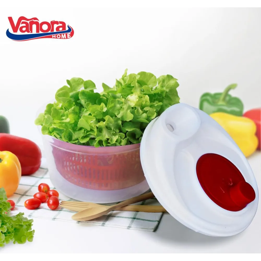 Salad and greens dryer with spinning system 4.5l red
size