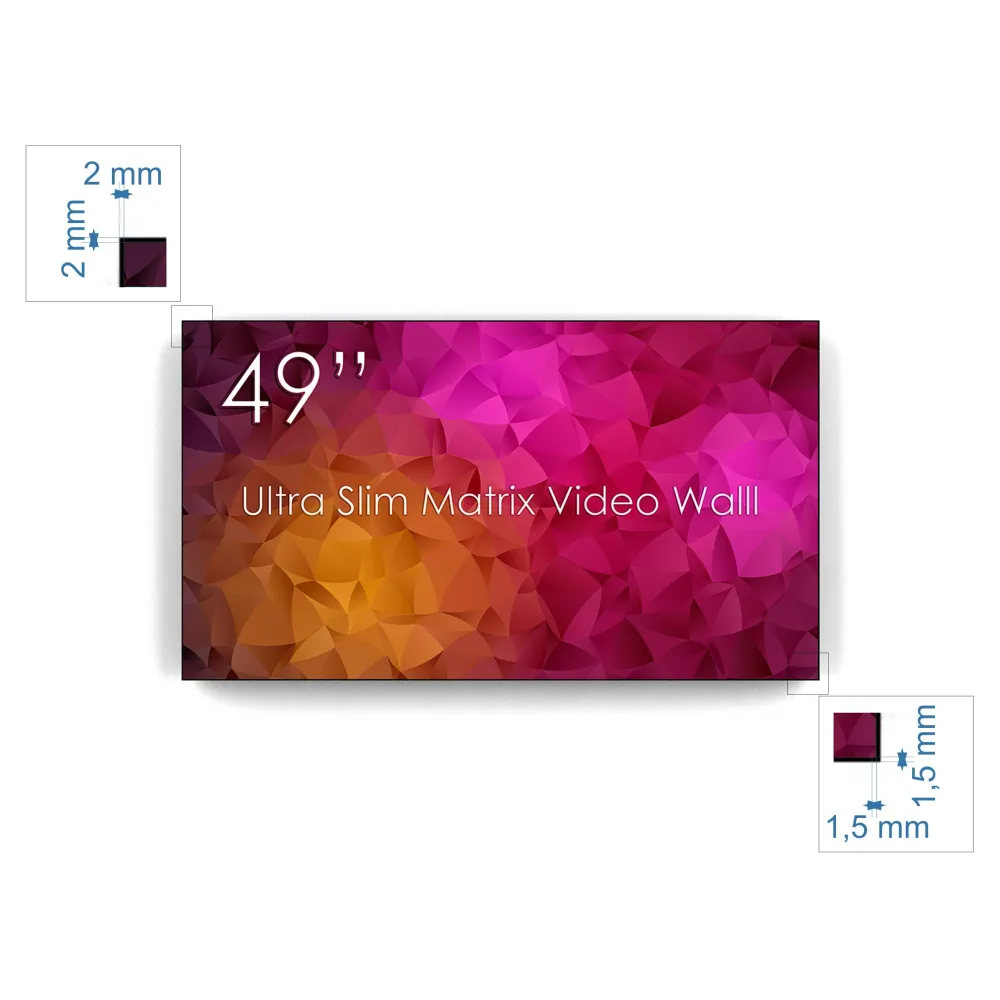 Display Swedx ultra matrix, 49", full hd, negru