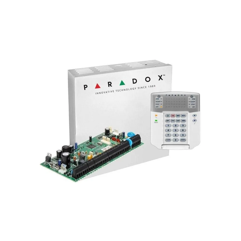 Centrala paradox sp6000+ 8 zone pe placa (16 cu dublare