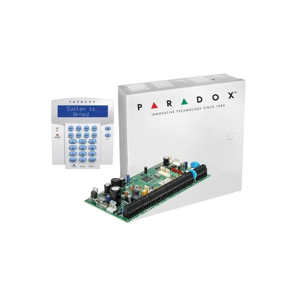 Centrala paradox sp6000+ 8 zone pe placa (16 cu dublare