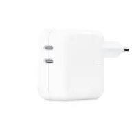 Incarcator Apple MNWP3ZM/A, 2x USB-C, 35W, White