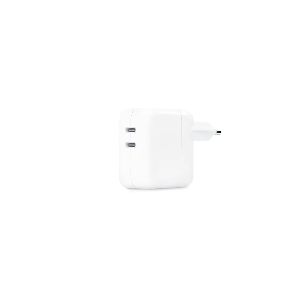 Incarcator Apple MNWP3ZM/A, 2x USB-C, 35W, White