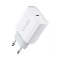Incarcator retea Ugreen CD137, 1x USB-C, Quick Charge, universal, alb