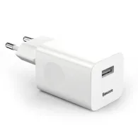 Incarcator retea, Baseus, quick charge, 24W, 1x usb, alb