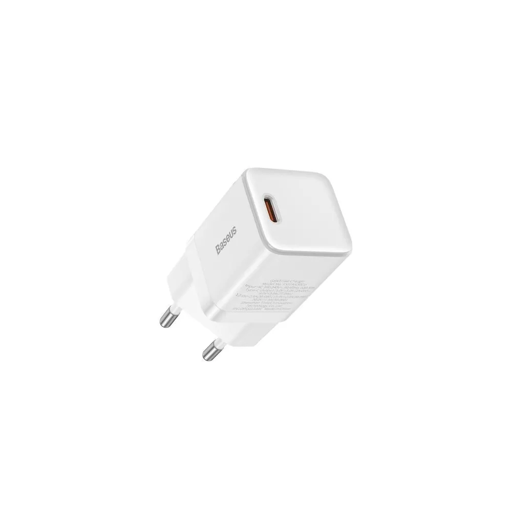 Incarcator retea, Baseus Gan3, quick charge, 30W, 1x usb-c, alb