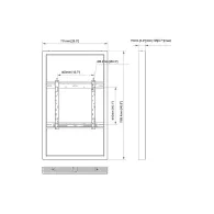 Multibrackets 1416 cadru ecran tv