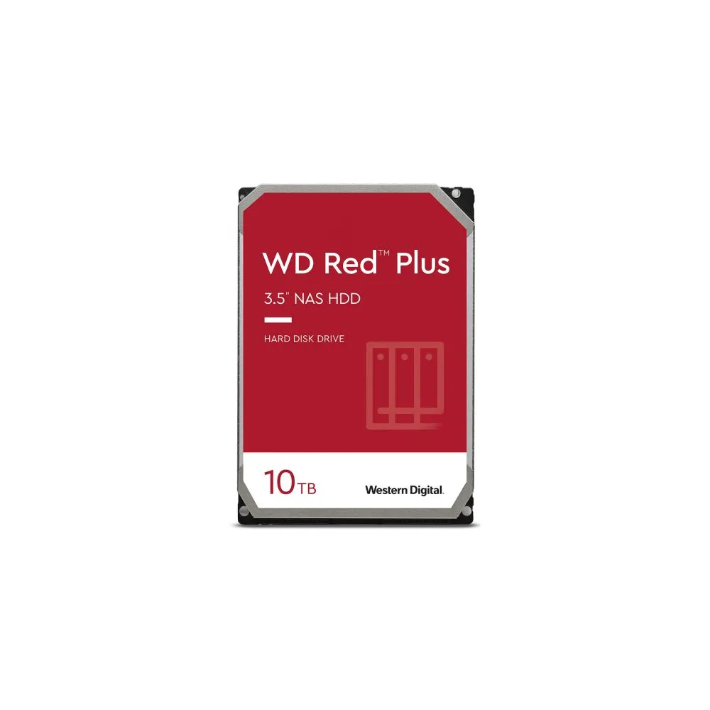 Hard Disk Western Digital Red Plus  10TB  SATAIII   256MB  3.5" Wd - 1