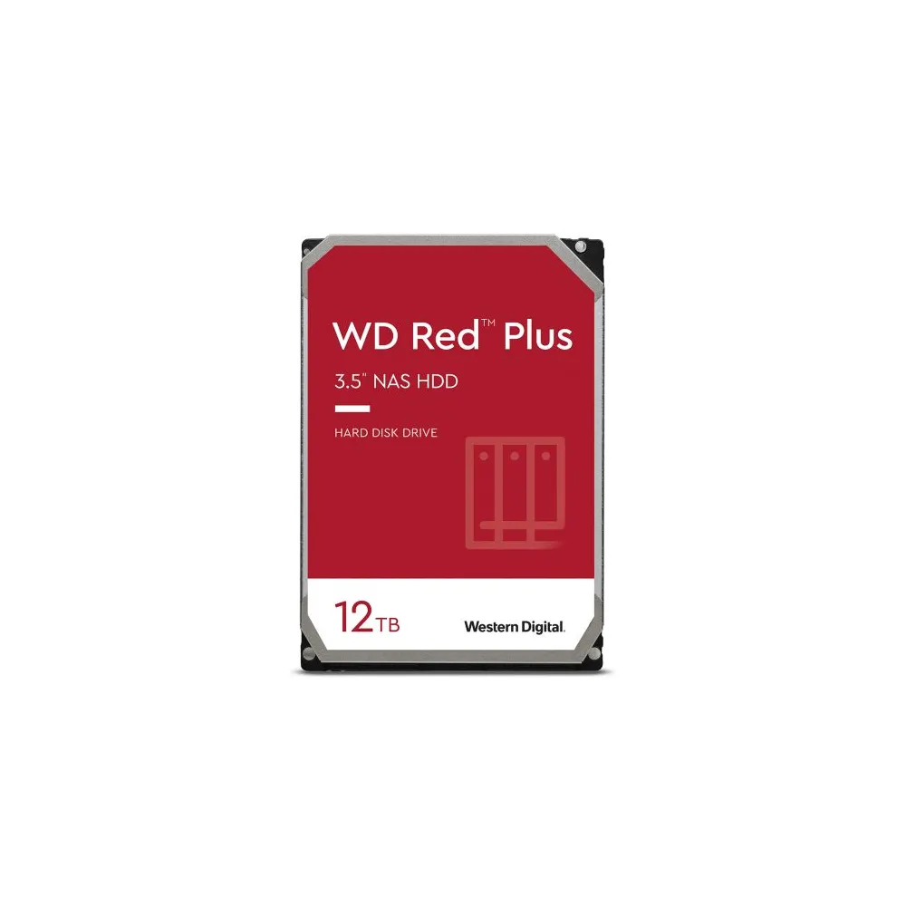Hard Disk Western Digital Red Plus  12TB  SATA III  256MB  3.5" Wd - 1