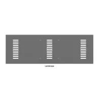 Multibrackets 5155 accesorii montaj sistem de afișaj Placă spate carcasă