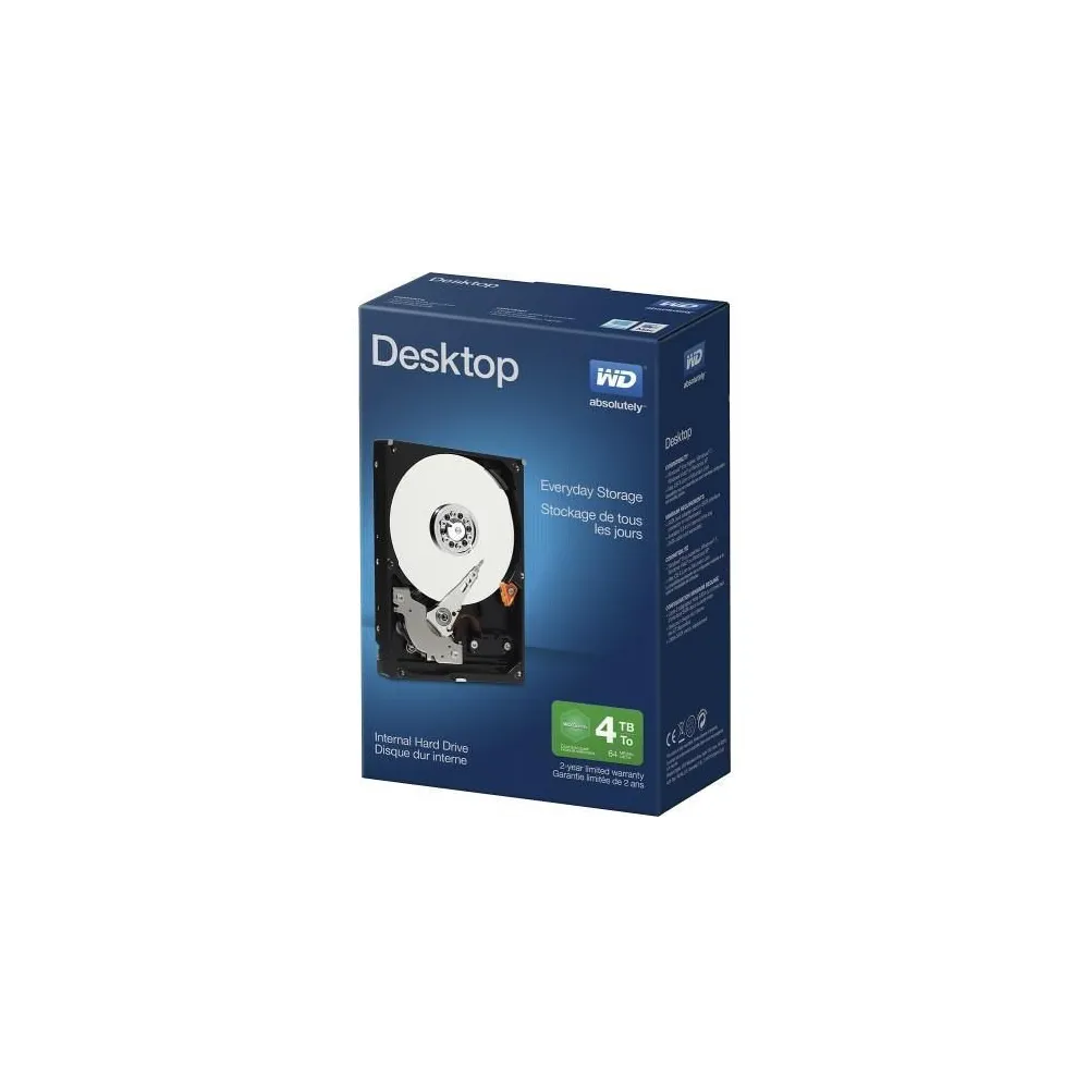 Hard disk Western Digital Desktop Everyday 4TB  64MB  SATA III  3.5" Western digital - 1