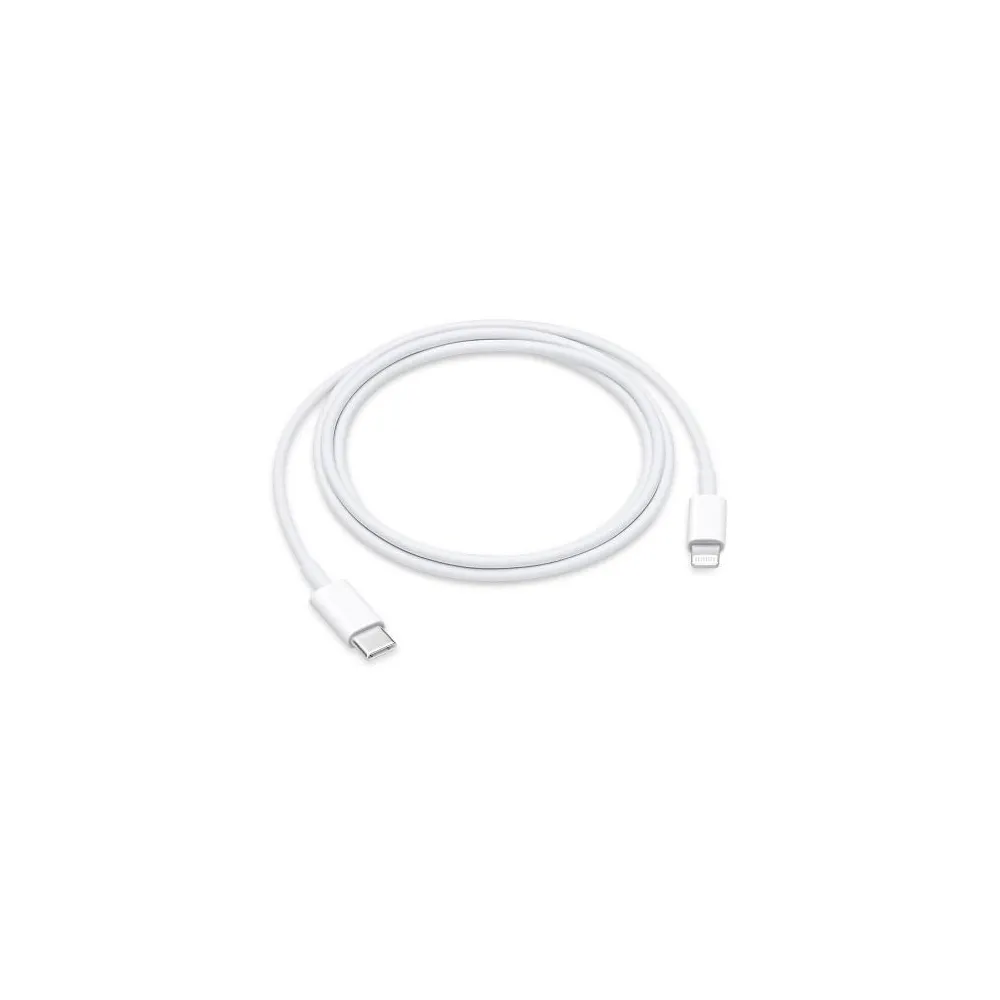 Cablu de date Apple MM0A3ZM/A, USB-C - Lightning, 1m, White