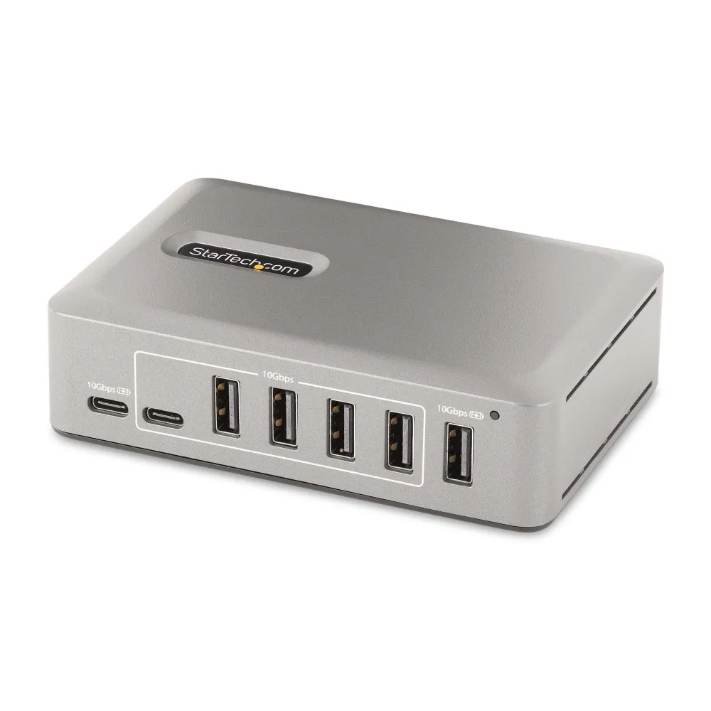 StarTech.com 10G8A2CS-USB-C-HUB hub-uri de interfață USB 3.2 Gen 2 (3.1 Gen 2) Type-C 10000 Mbit s Gri