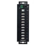 StarTech.com USB210AIND-USB-A-HUB hub-uri de interfață USB 2.0 Type-B 480 Mbit s Negru