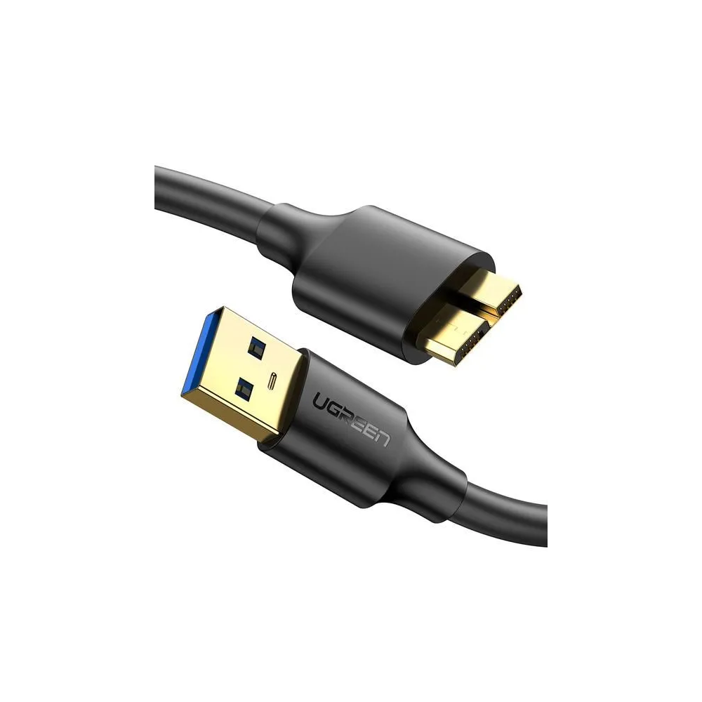 Ugreen 10841 cabluri USB 1 m USB 3.2 Gen 1 (3.1 Gen 1) USB A Micro-USB B Negru