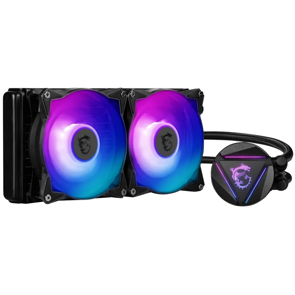 MSI MAG CORELIQUID 240R V2 sistem răcire computer Carcasă calculator Ventilator Negru