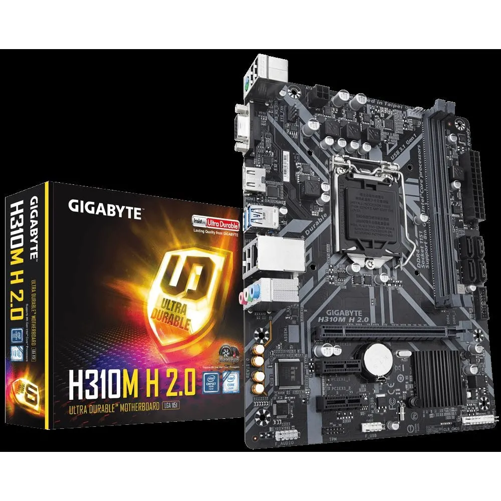 Placa de baza gigabyte h310m h 2.0 socket lga1151 v2 Gigabyte - 1