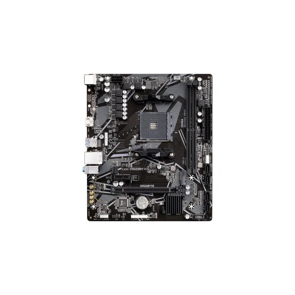 Placa de baza Gigabyte A520M K V2, AMD A520, Socket AM4, mATX