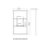 Multibrackets 1232 cadru ecran tv
