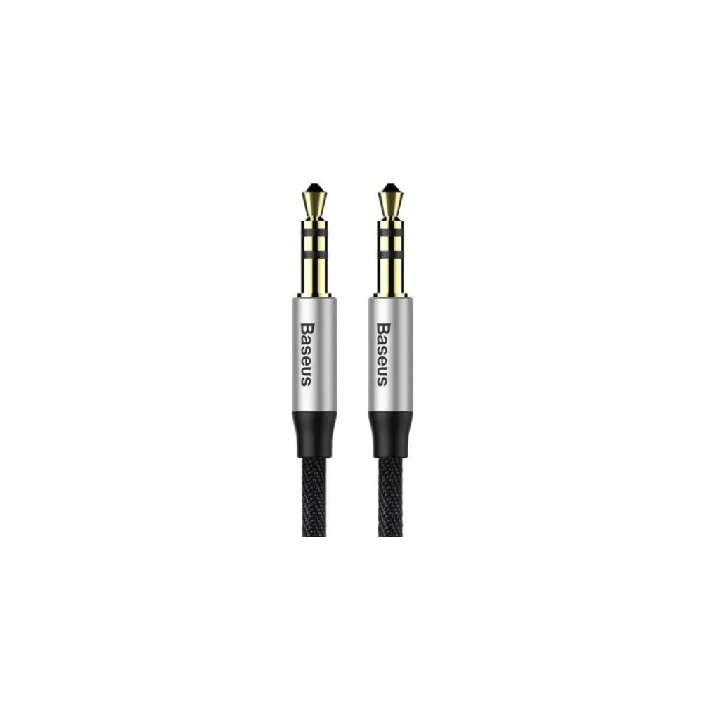 Cablu audio Baseus, 3.5mm jack tata- 3.5mm jack tata, 1m, Black
