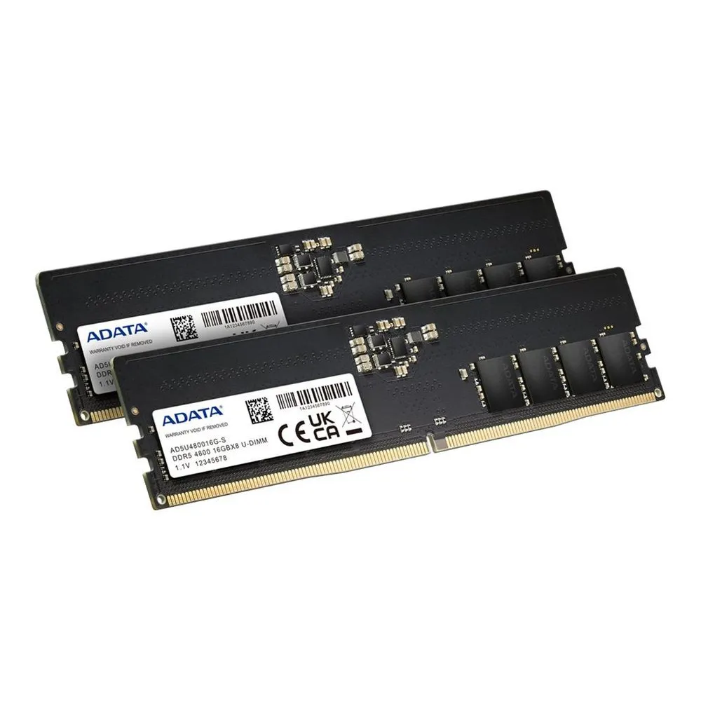 ADATA memory - 32 GB: 2 x - DIMM 288-pin - 4800 MHz - unbuffered