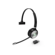 Yealink WH62 Portable Căști Fără fir Bandă de fixare pe cap Apeluri Muzică Negru, Gri