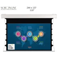 Ecran de proiectie Screenline MOT TENSIONED Grey High, 244x137cm, 16:9