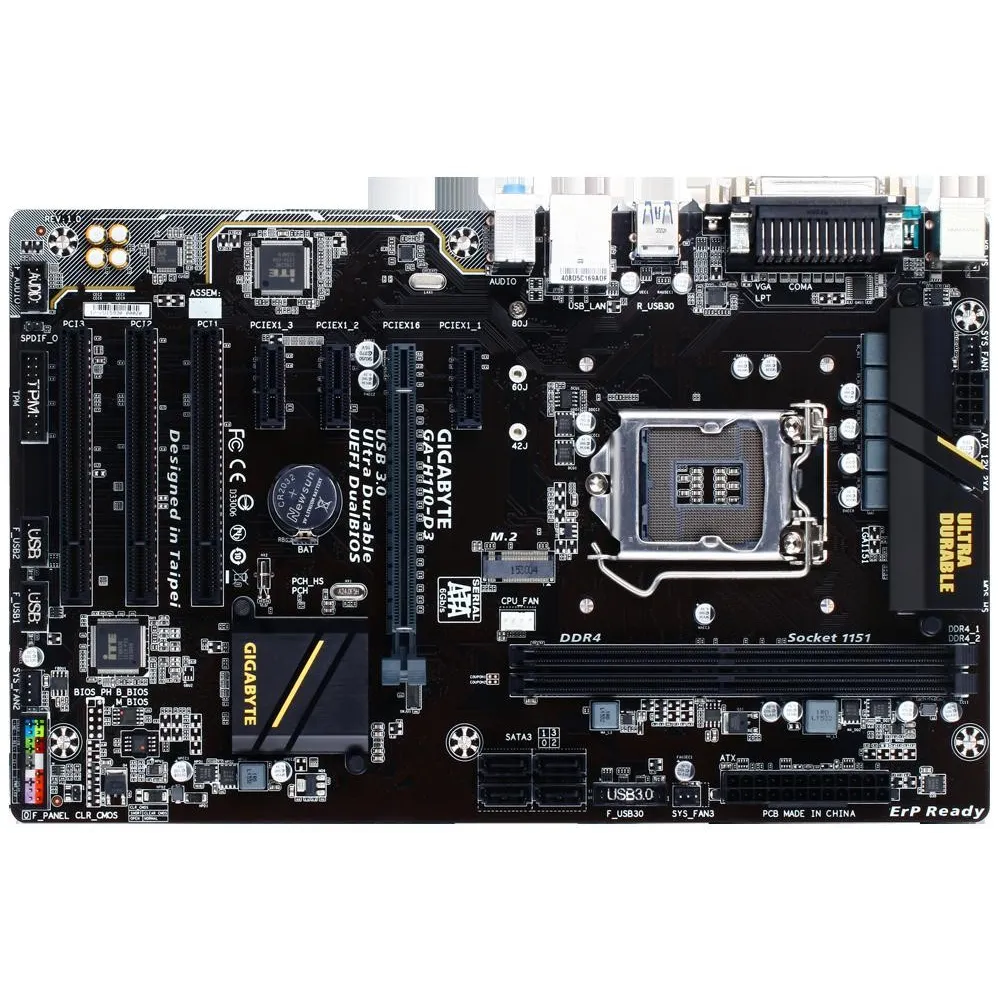 Placa de baza gigabyte h110-d3 lga1151 intel h110 express chipset Gigabyte - 1