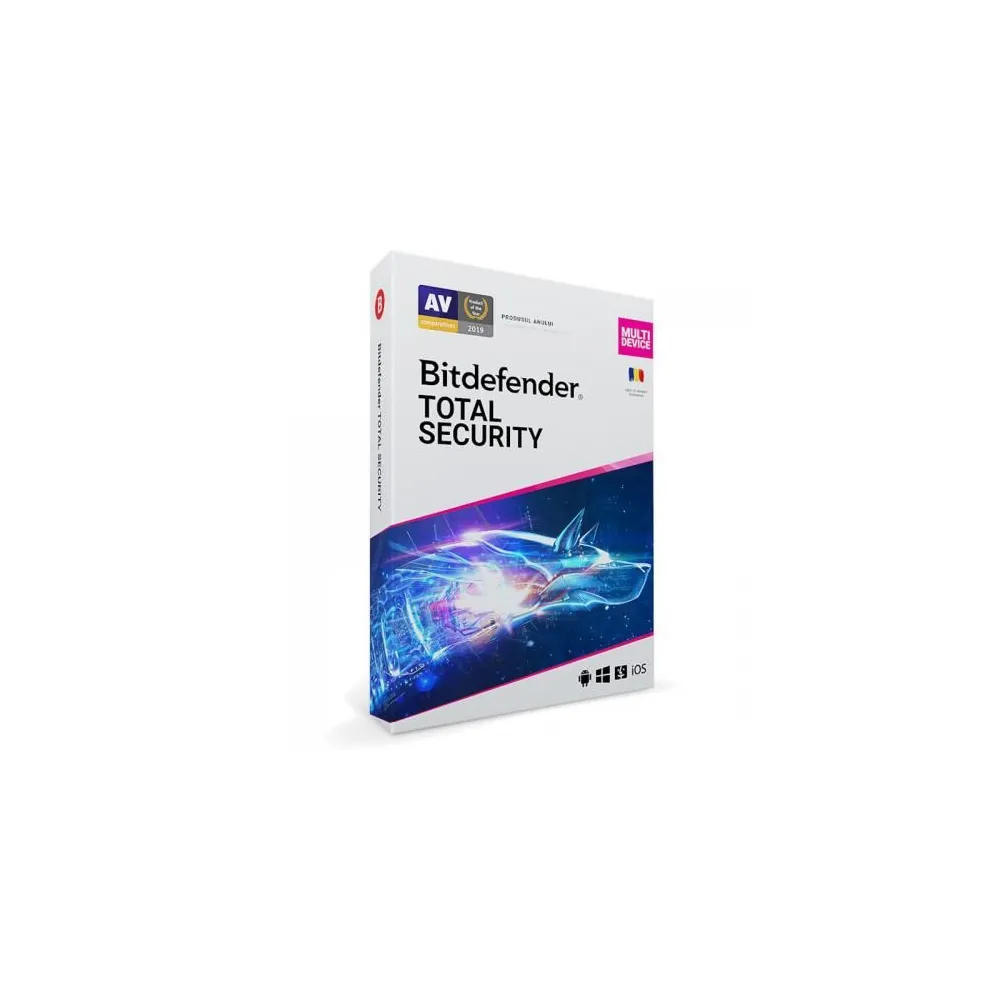 Antivirus Bitdefender Total Security Multi-Device, 5 Dispozitive, 2 Years, Retail