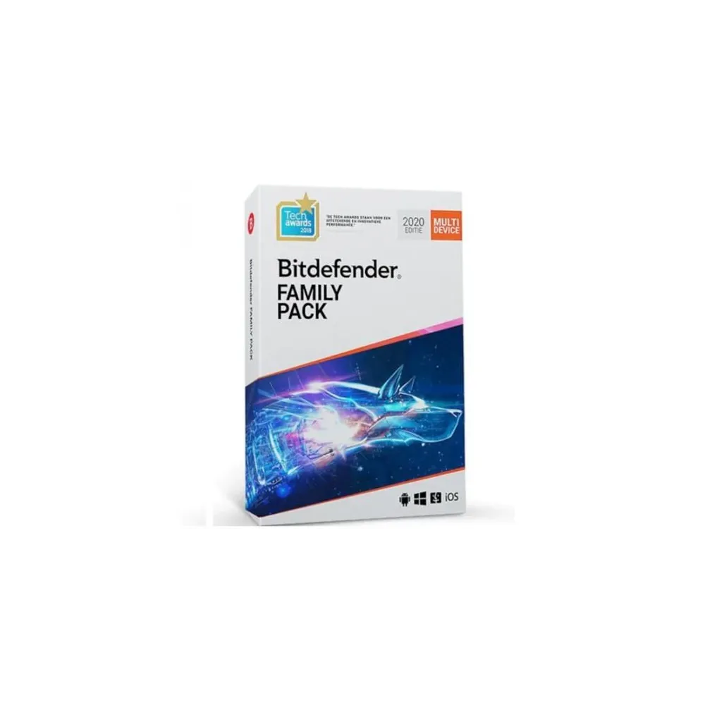 Bitdefender Antivirus Family Pack 2021 Multi-Device, 15users/1year, Base Retail