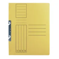 Dosar incopciat 1/1 basic carton galben 10 bucati/set