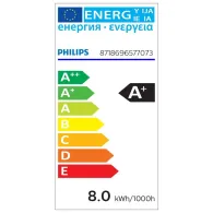 Bec led e27 8w 2700k philips