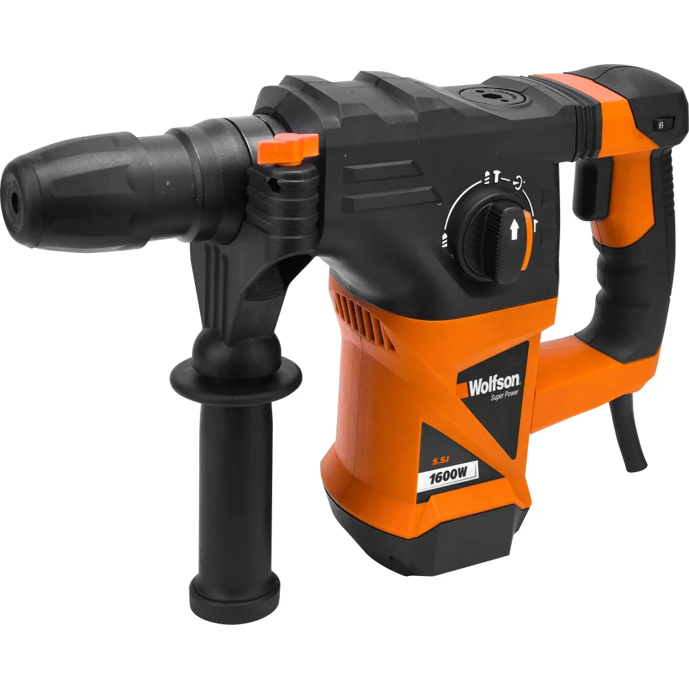 Ciocan rotopercutor Wolfson WFS059, 5.5j, 1600W, sds plus