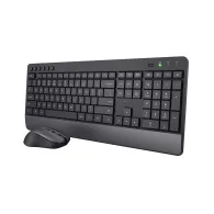Trust Trezo tastaturi Mouse inclus RF fără fir QWERTY Engleză SUA Negru