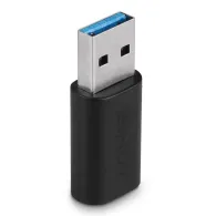 Lindy 41904 adaptor mufă cablu USB 3.2 Type A USB 3.2 Type C Negru
