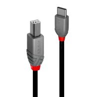 Lindy 36942 cabluri USB 2 m USB 2.0 USB C USB B Negru