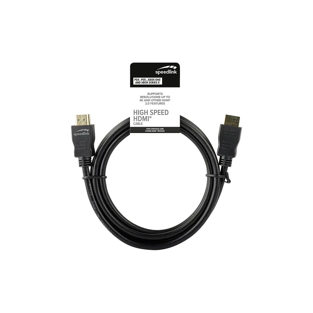 Cablu Speedlink, HDMI - HDMI, 1.5m, Black
