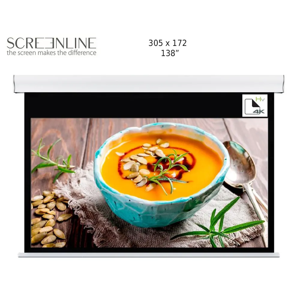 Ecran proiectie Screenline Wave Home Vision, 305 x 172 cm, 16:9