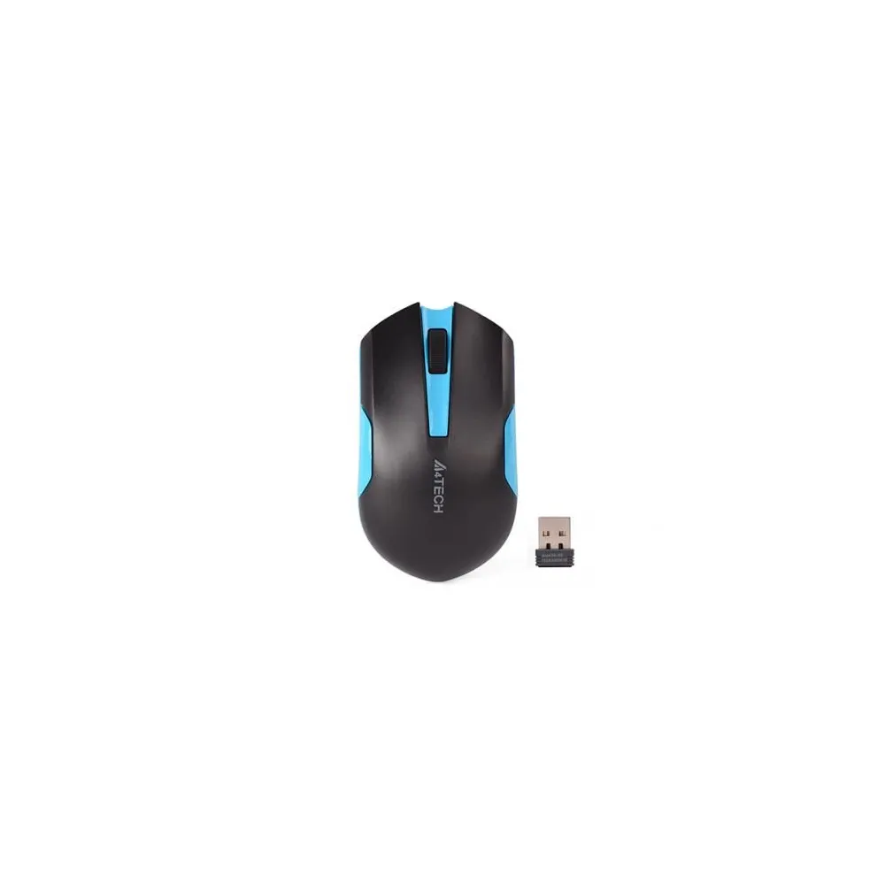 Mouse Optic A4Tech V-Track G3-200N-1, USB Wireless, Black-Blue A4tech - 1