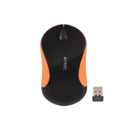 Mouse Optic A4Tech V-Track G3-270N-1, USB Wireless, Black-Orange A4tech - 1