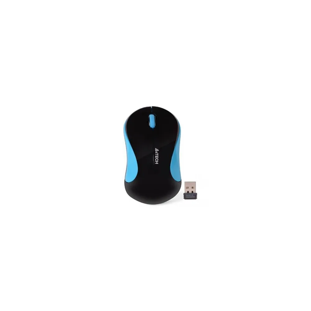 Mouse Optic A4Tech V-Track G3-270N-1, USB Wireless, Black-Blue A4tech - 1