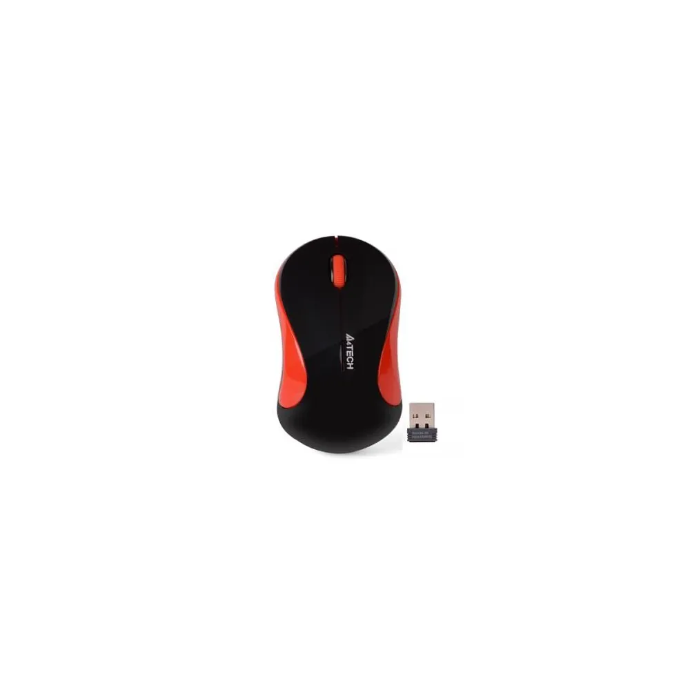 Mouse Optic A4Tech V-Track G3-270N-1, USB Wireless, Black-Red A4tech - 1