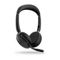 Jabra Evolve2 65 Flex Căști Prin cablu & Wireless Bandă de fixare pe cap Birou Call center Bluetooth Negru