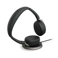 Jabra Evolve2 65 Flex Căști Prin cablu & Wireless Bandă de fixare pe cap Birou Call center Bluetooth Negru