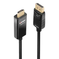 Lindy 40925 adaptor pentru cabluri video 1 m DisplayPort HDMI Negru