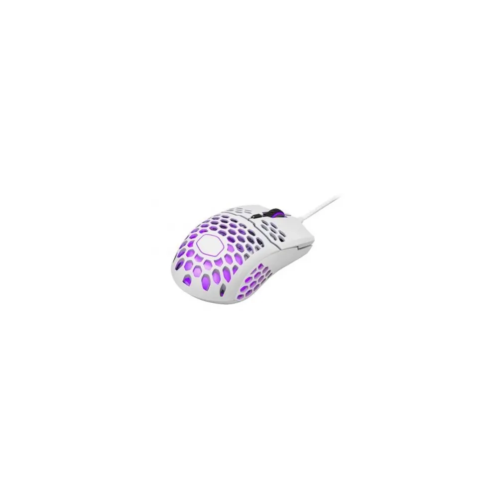 Mouse Optic Cooler Master MM711, RGB LED, USB, Matte White Cooler master - 1