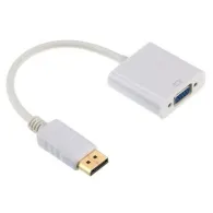 Adaptor Gembird, Displayport - VGA, White