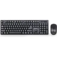 Kit Wireless Gembird KBS-W-01 - Tastatura, USB, Black + Mouse Optic, USB, Black Gembird - 1