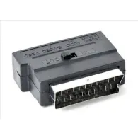 Adaptor Scart Gembrid, S-video - 3x RCA, Black