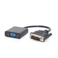 Adaptor Gembird, DVI-D - VGA, Black