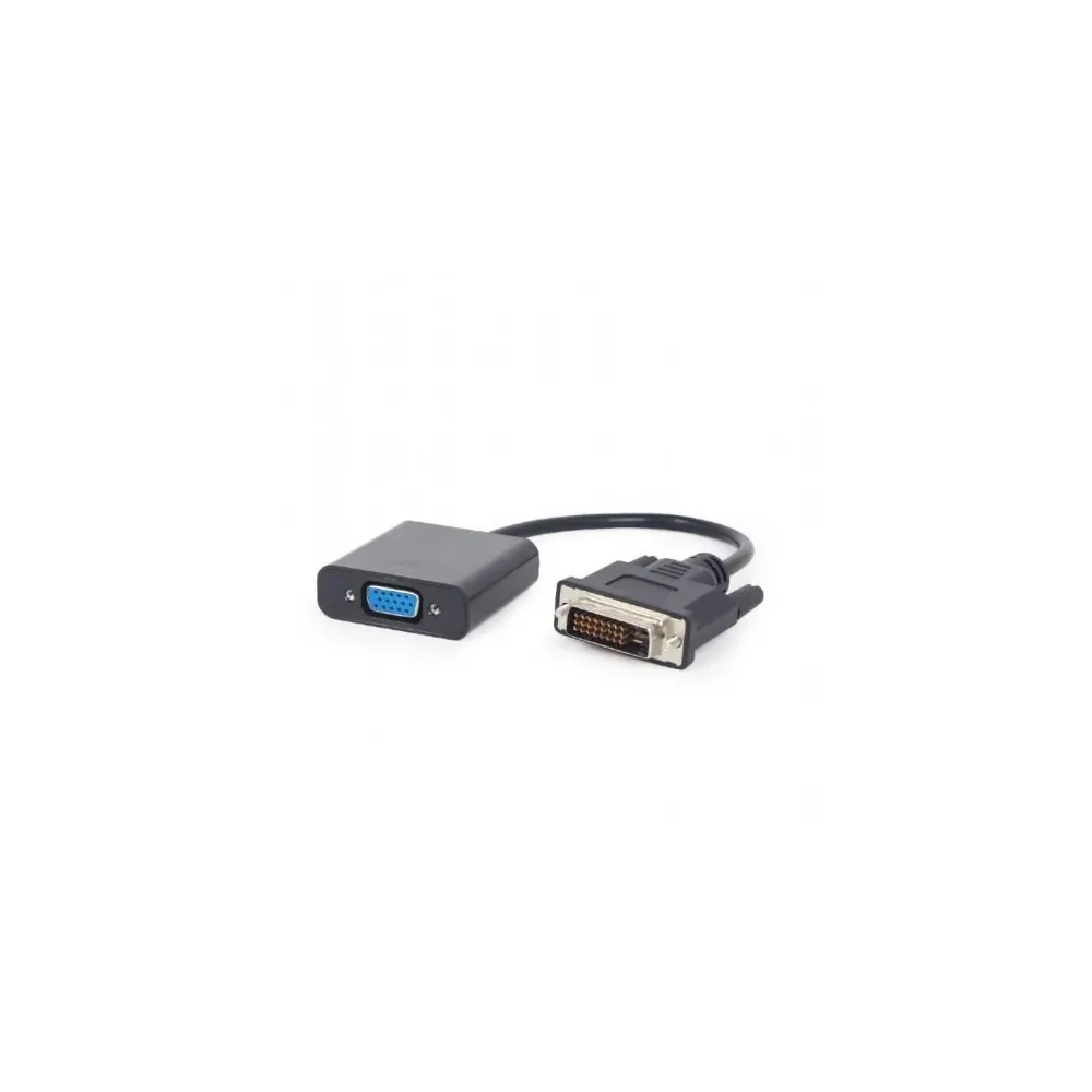 Adaptor Gembird, DVI-D - VGA, Black
